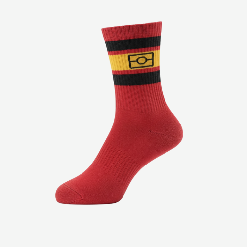 KIDS Cotton Aboriginal flag socks