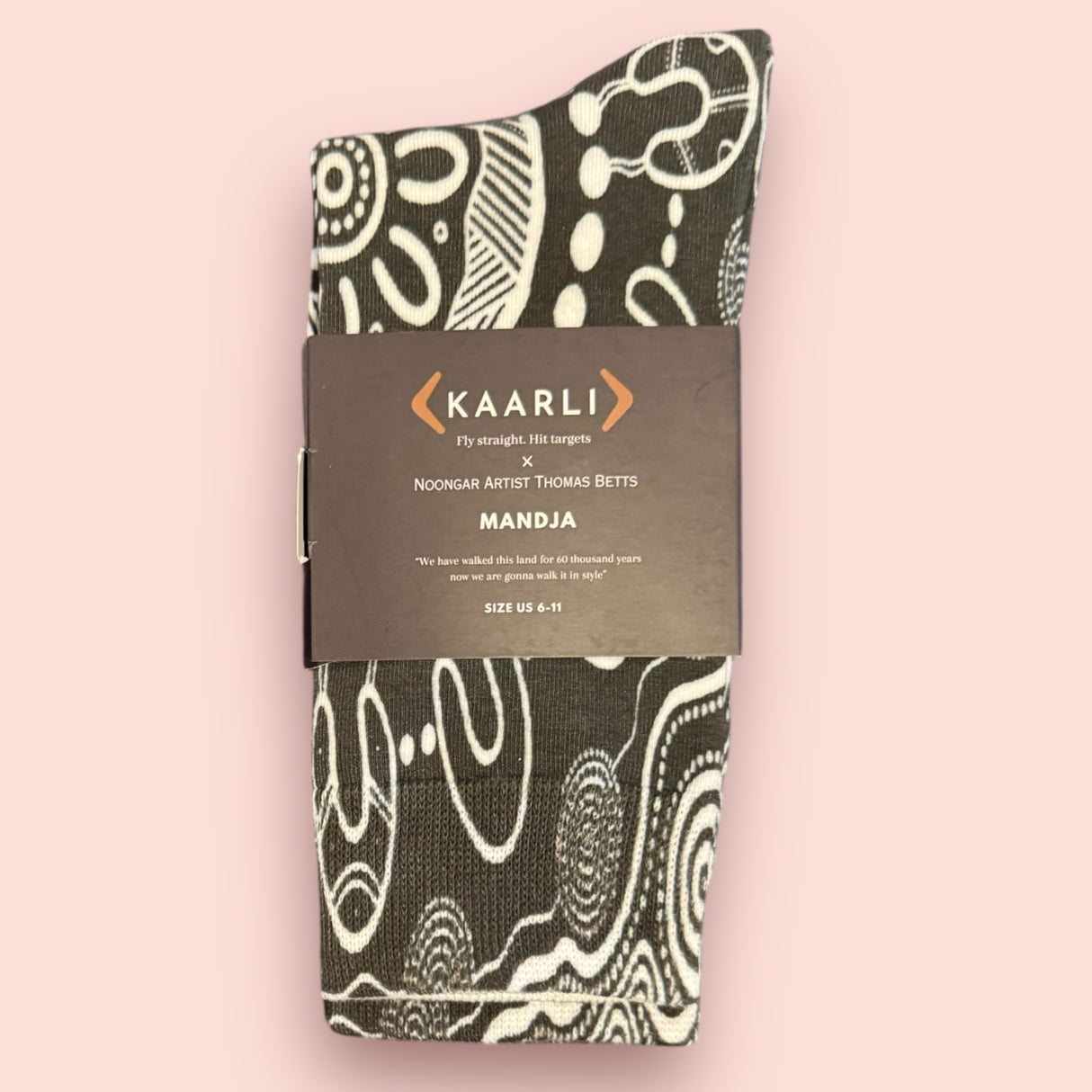 Mandja (gathering) Aboriginal socks