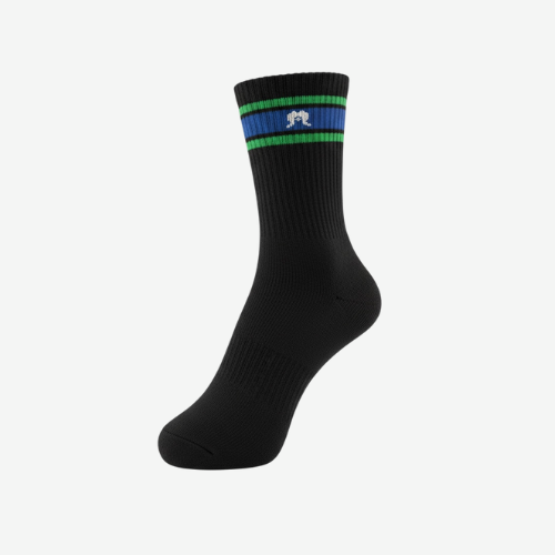 Cotton TSI flag socks - Black