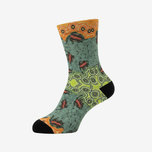 Booyi (Southwestern Snake-Necked Turtle) Aboriginal socks