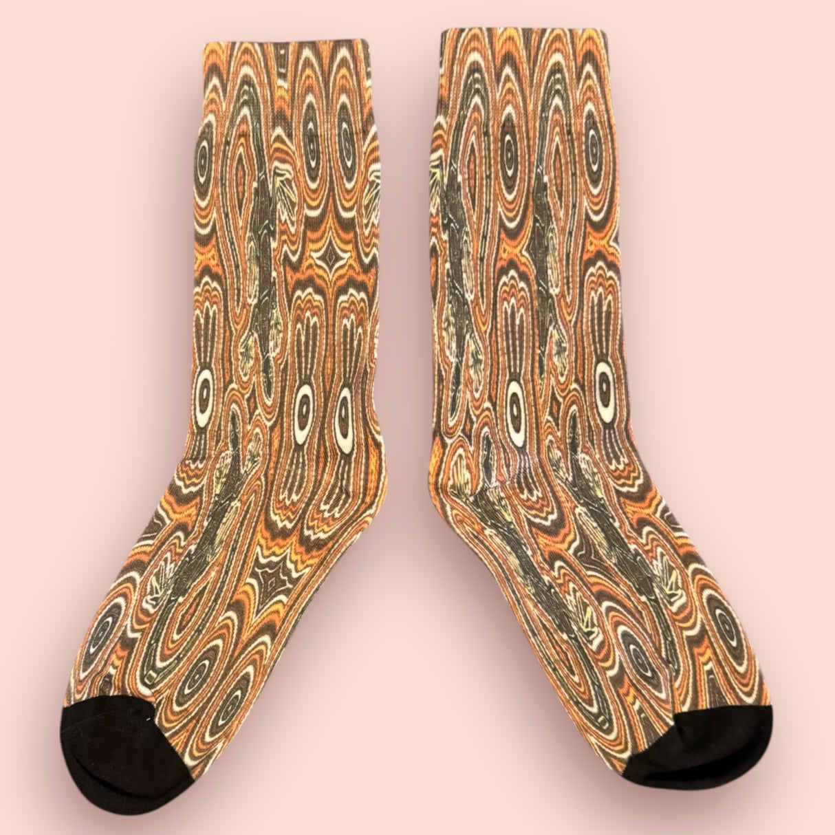 Kaarda (Goanna) Aboriginal socks