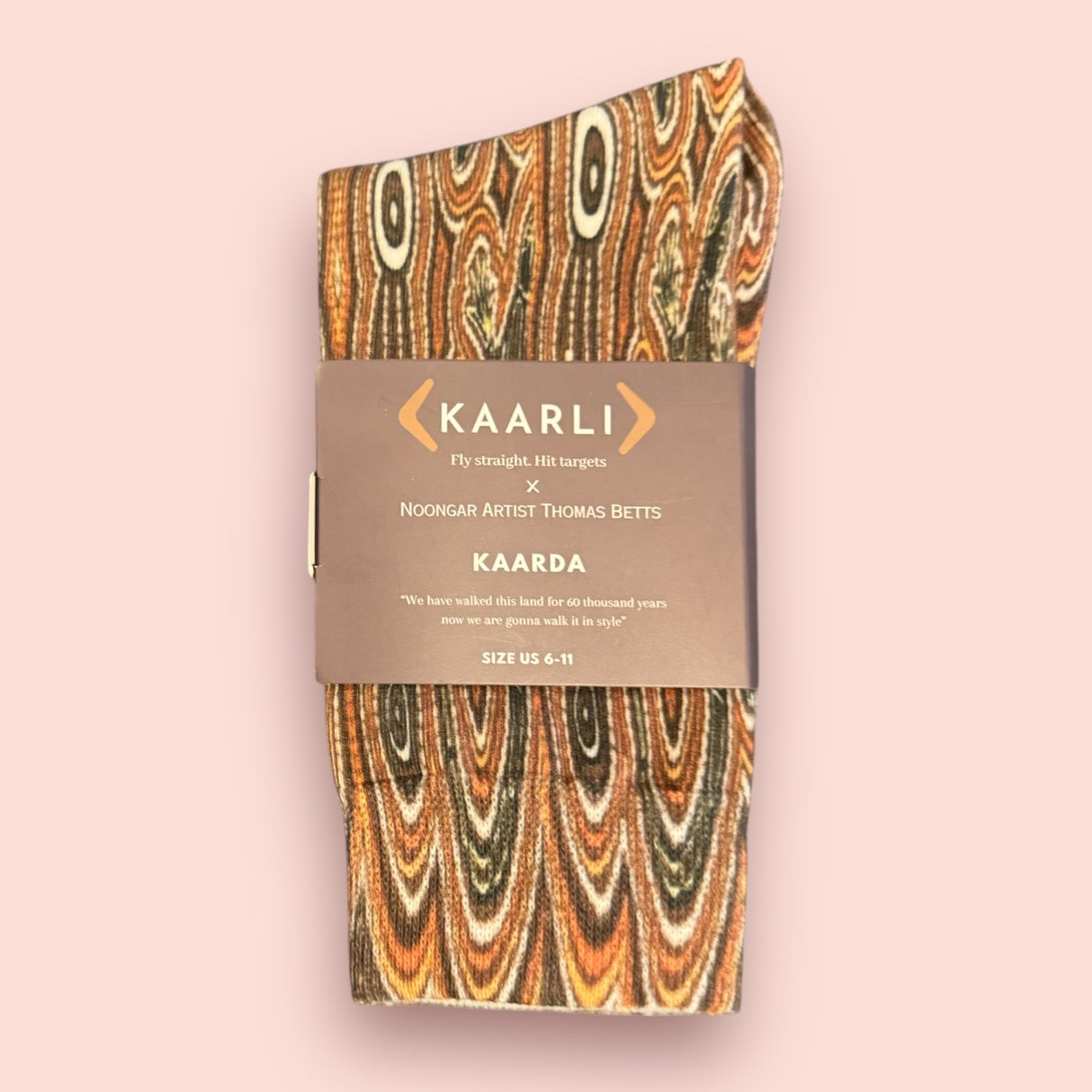 Kaarda (Goanna) Aboriginal socks