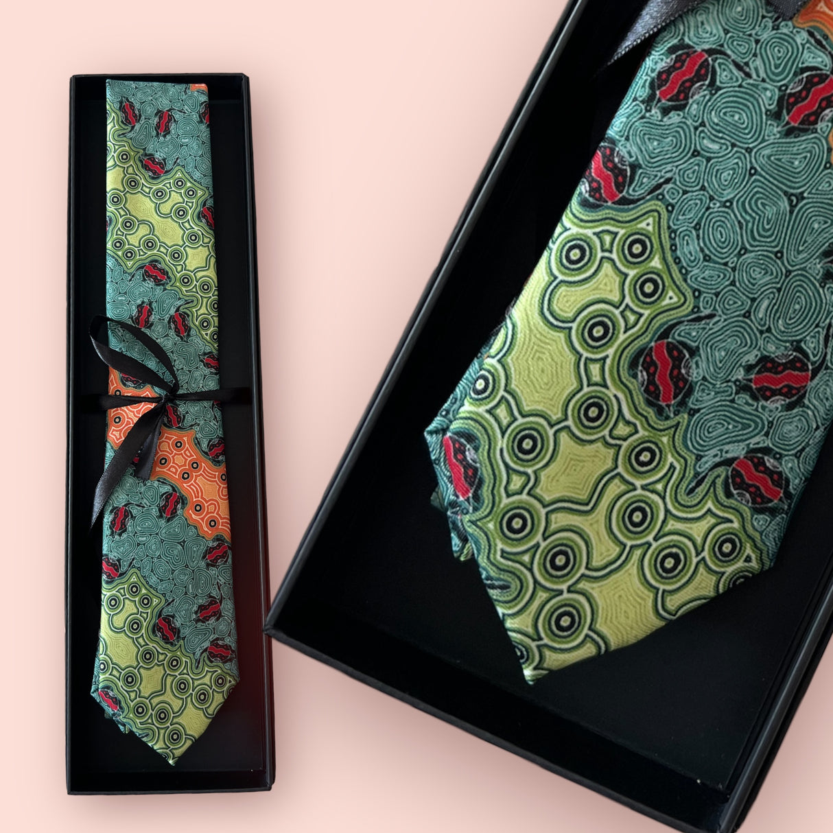 Booyi (Southwestern Snake-Necked Turtle) Indigenous Tie