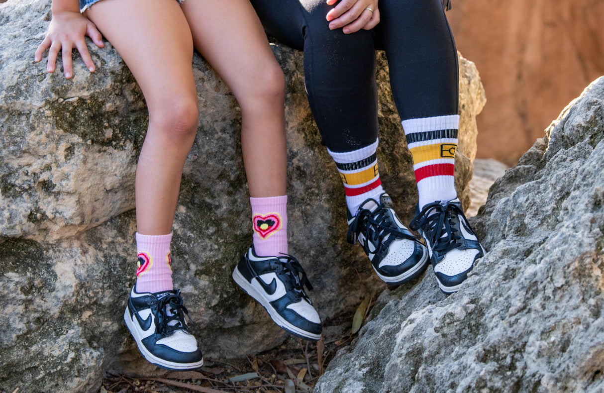 KIDS Cotton Aboriginal flag socks