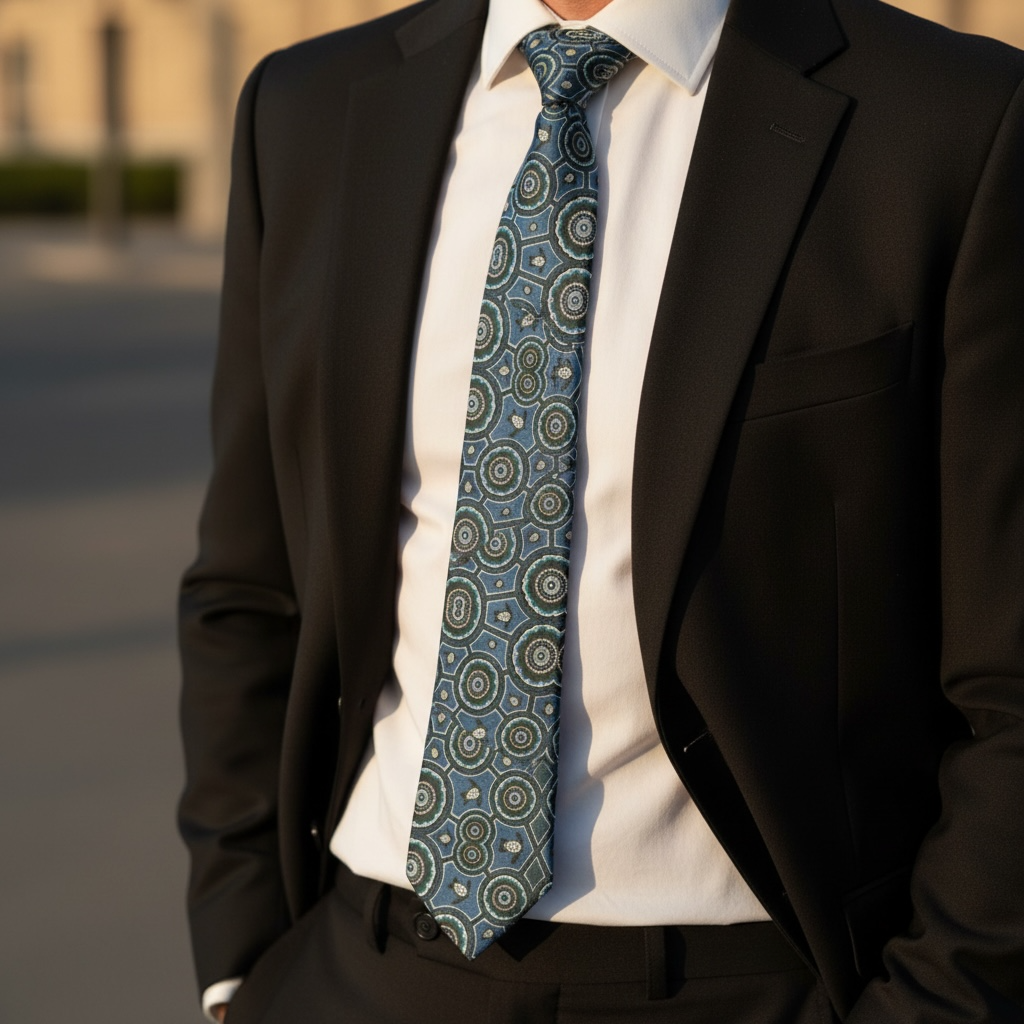 Turtles nesting Indigenous Tie