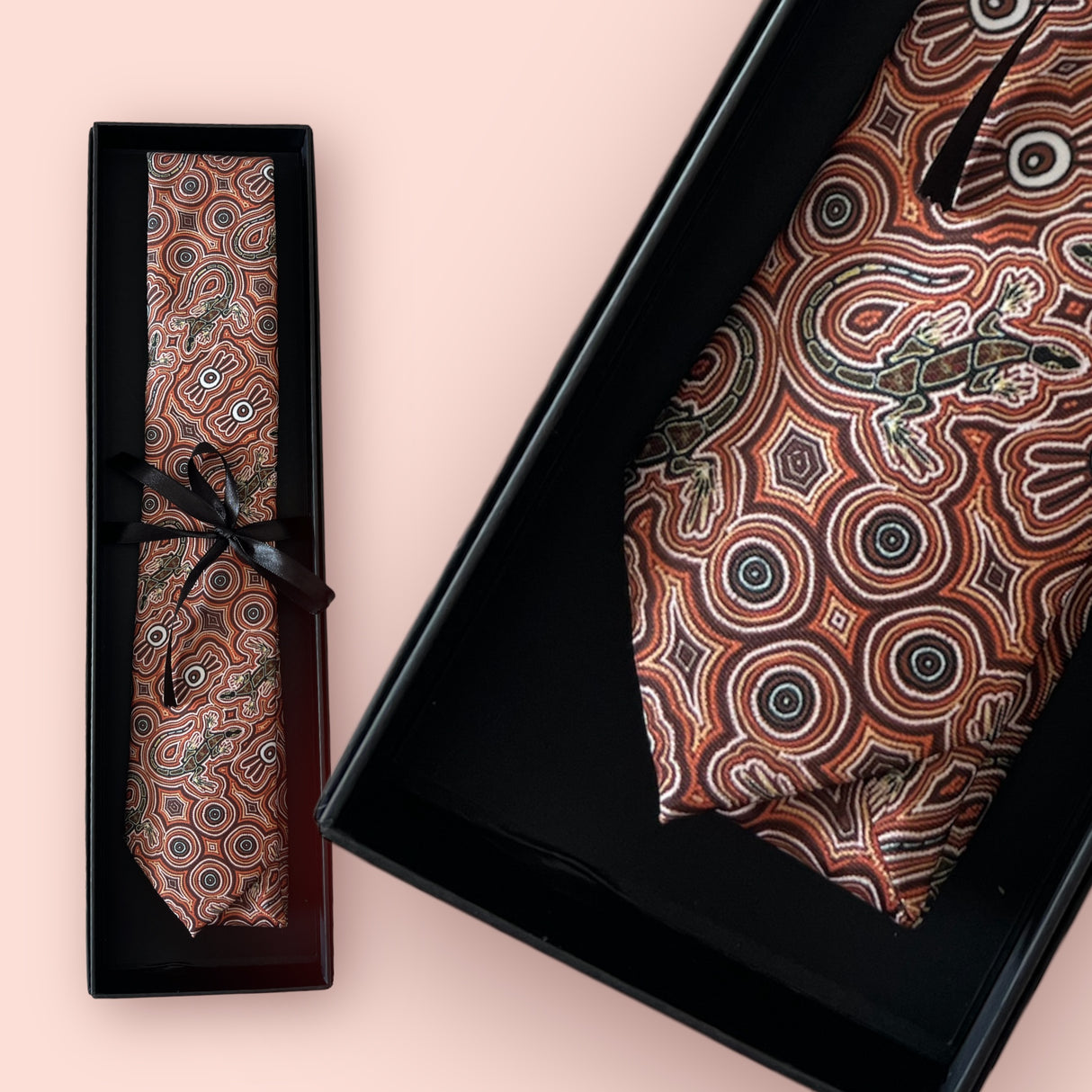 Kaarda (Goanna) Aboriginal Tie
