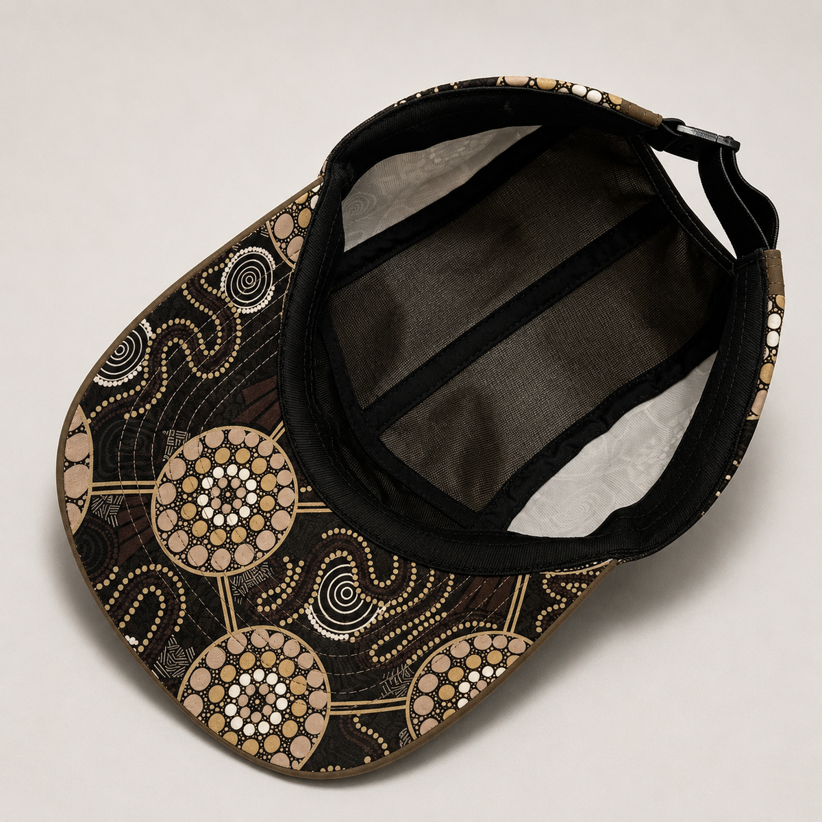 Brown - Label Panel Hat