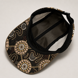 Brown - Label Panel Hat