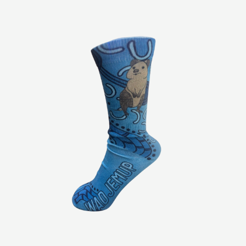 Wadjemup Aboriginal Socks - Rottnest Island (Quokka)