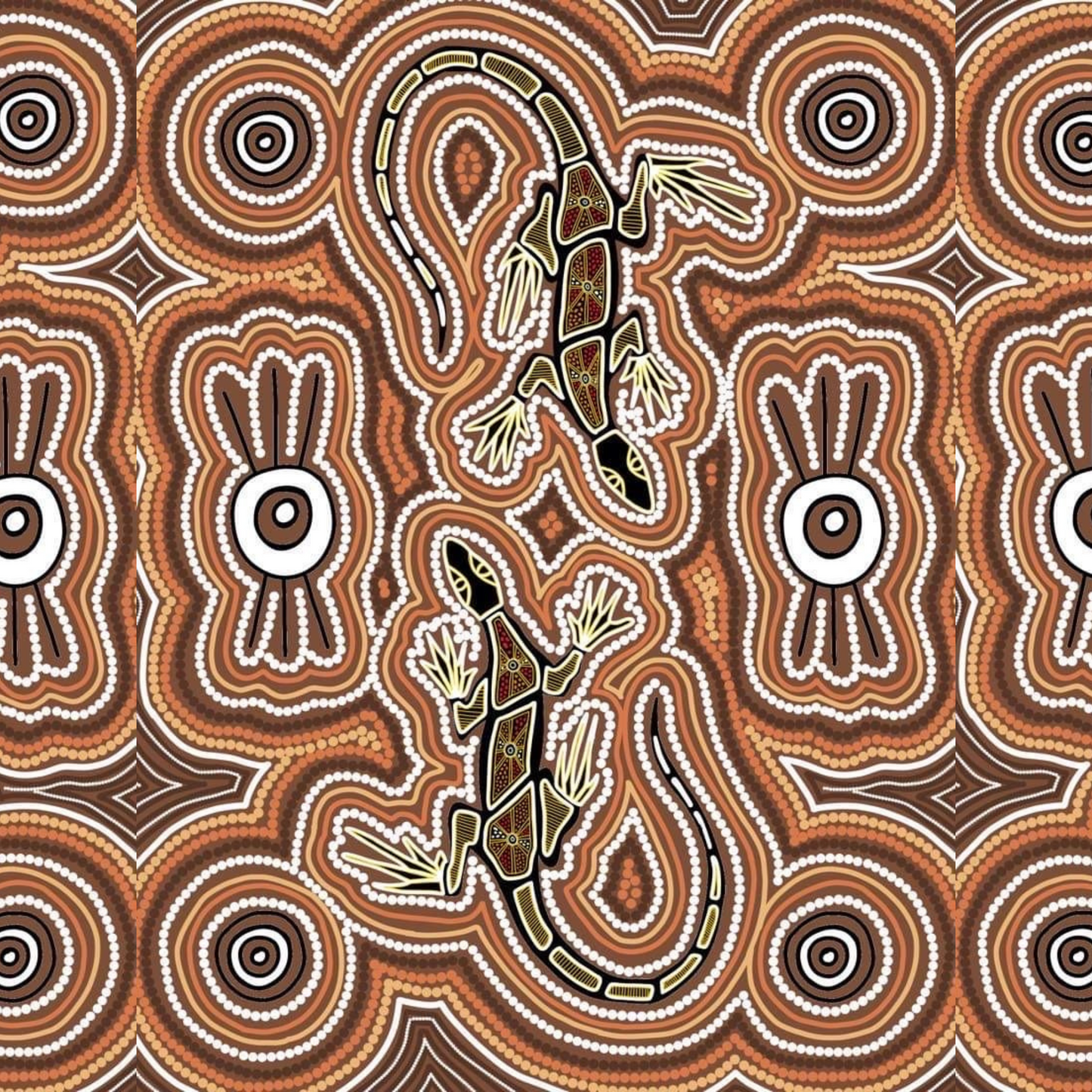 Kaarda (Goanna) Aboriginal socks