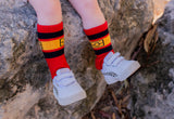 KIDS Cotton Aboriginal flag socks