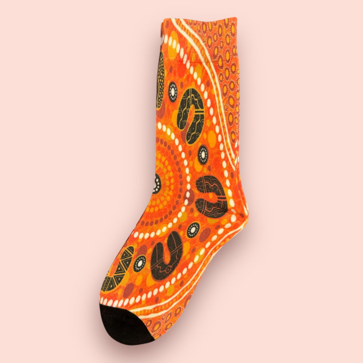 Bandang dandjoo (all together ) Aboriginal socks