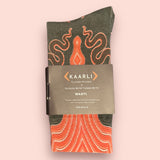Wagyl (Rainbow Serpent) Aboriginal socks