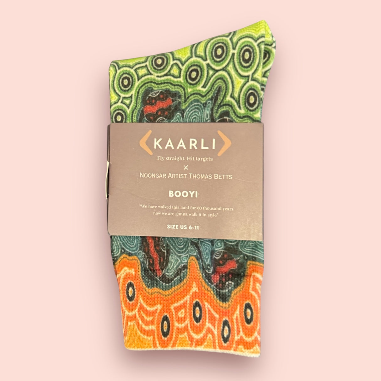 Booyi (Southwestern Snake-Necked Turtle) Aboriginal socks