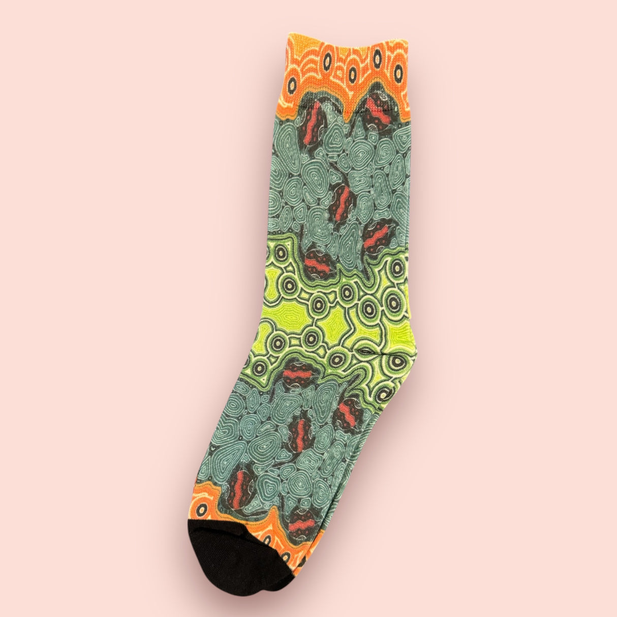 Booyi (Southwestern Snake-Necked Turtle) Aboriginal socks
