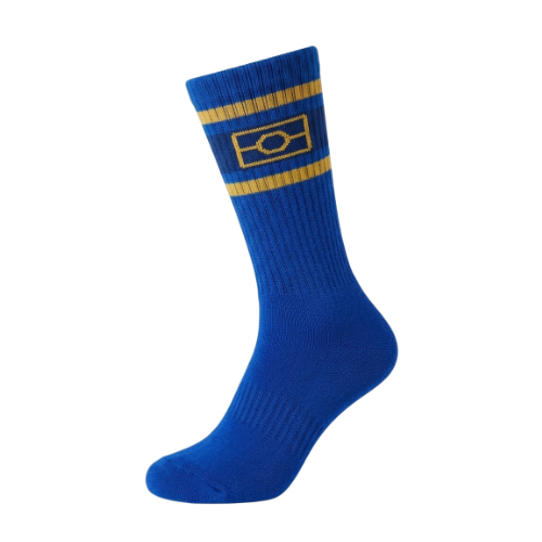 Cotton Aboriginal flag socks - Blue