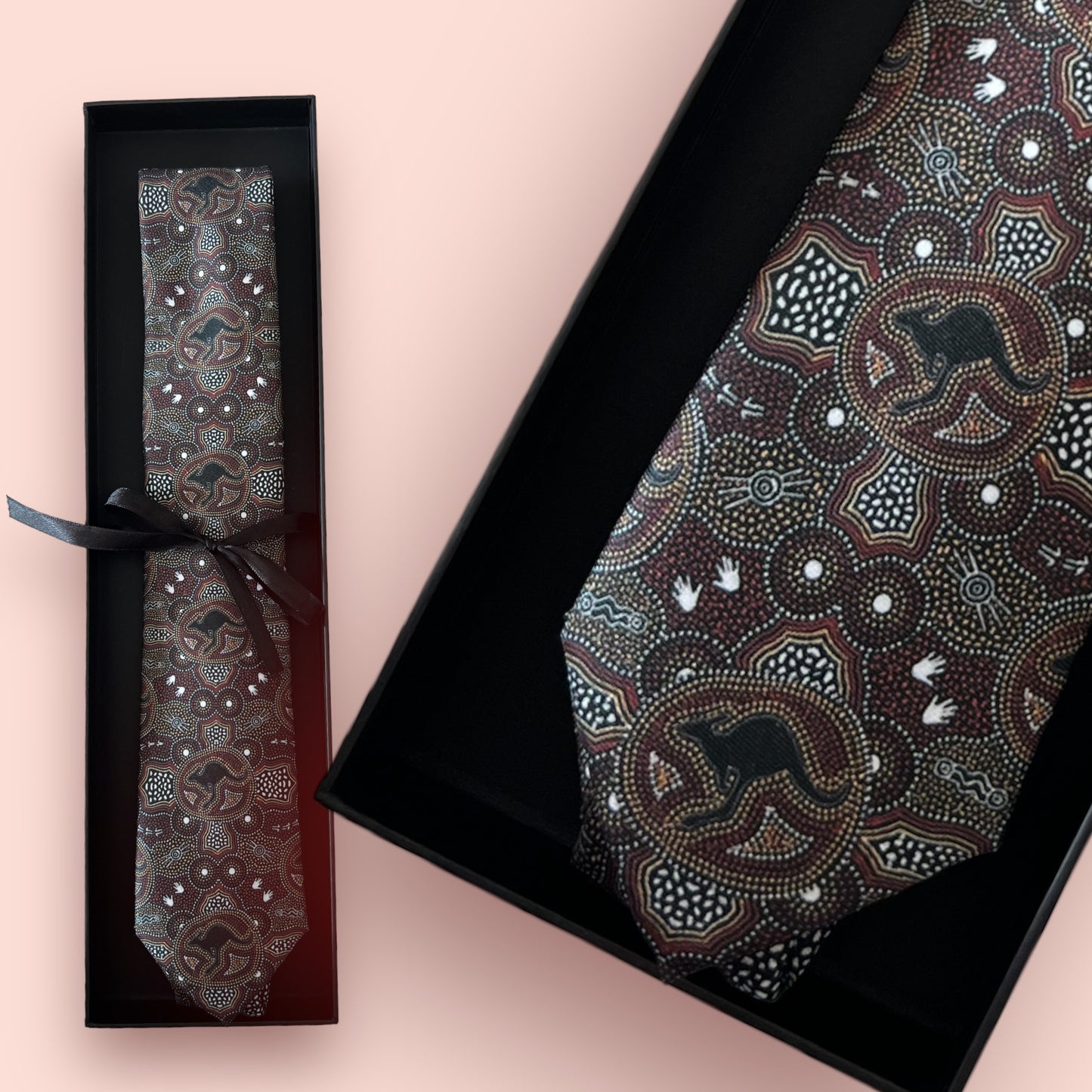 Yongka (Kangaroo) Aboriginal Tie