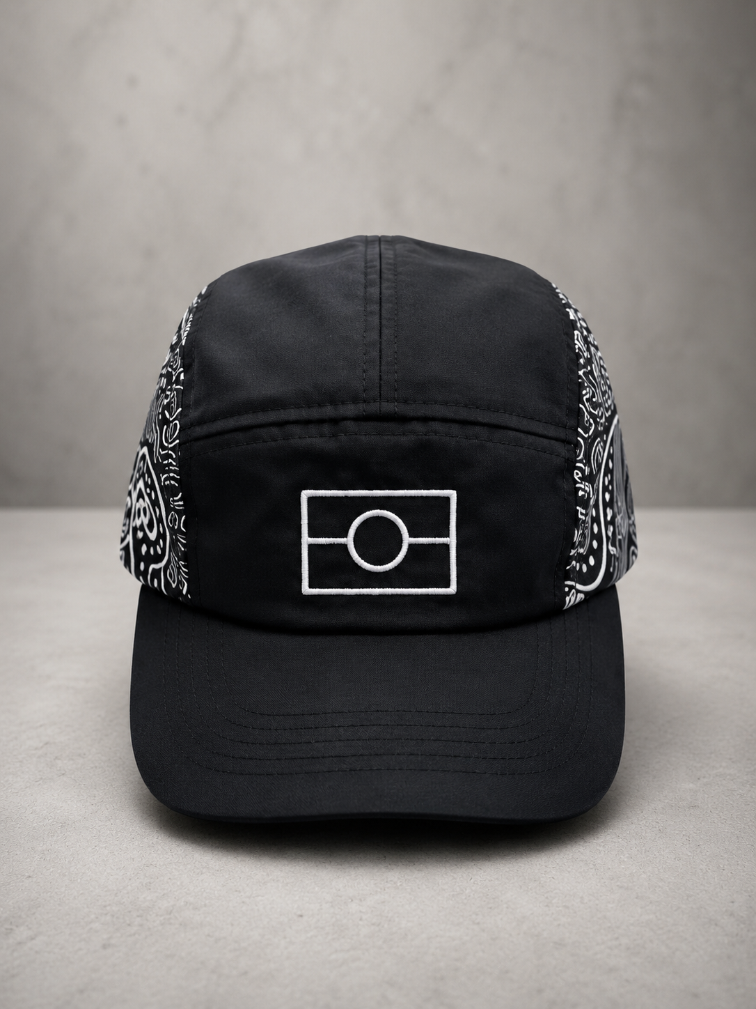 Black - Label Panel Hat