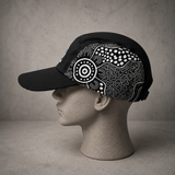 Black - Label Panel Hat