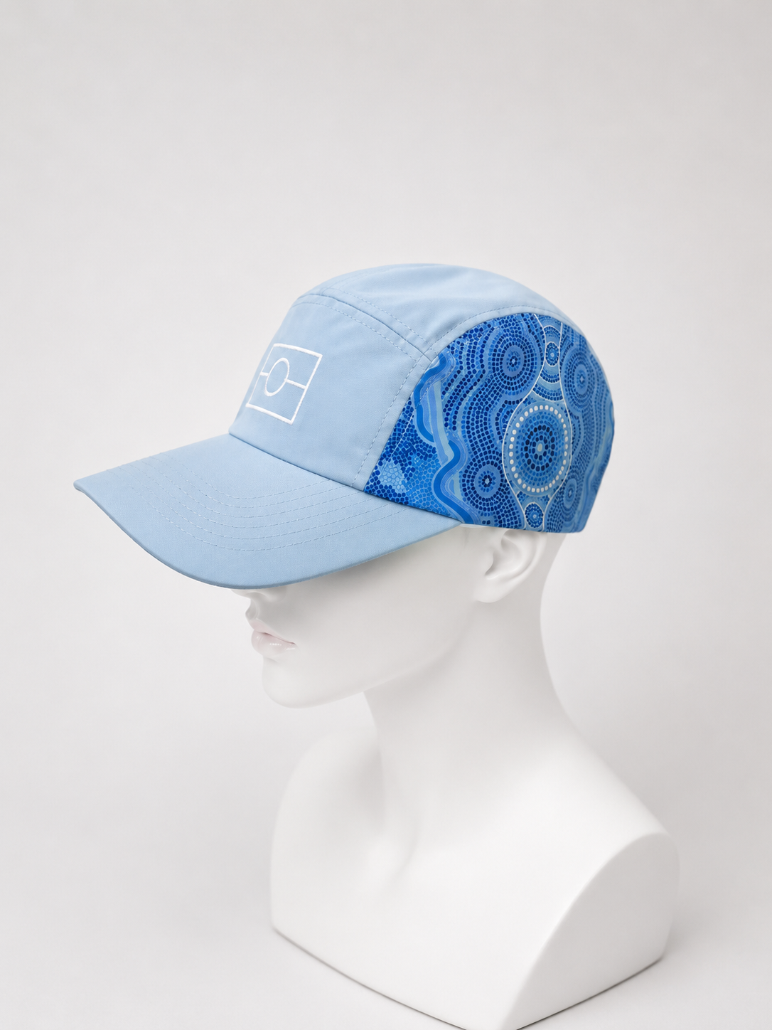 Blue - Label Panel Hat