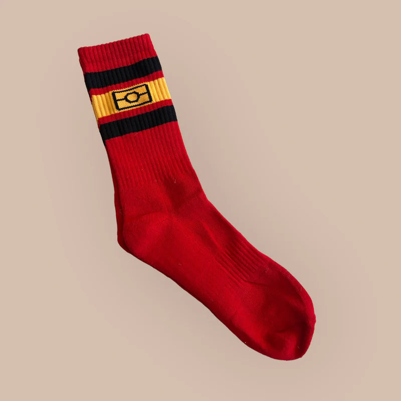 KIDS Cotton Aboriginal flag socks